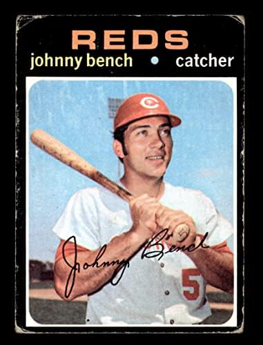 1971 Topps 250 Johnny Padon Cincinnati Reds (Baseball Kártya) FAIR Vörösök