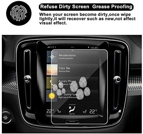 2019 Volvo XC40 Sensus Navigációs Rendszer 8.7-os Érintőképernyős kijelző Védő fólia, R RUIYA HD Világos, Edzett Üveg