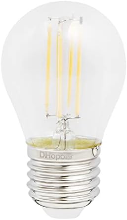 DHopoar LED Izzók Szabályozható Edison LED Izzók - ST58, 6W Egyenértékű 60W, Puha, Fehér 2700K, 700 Lumen, CRI Felett