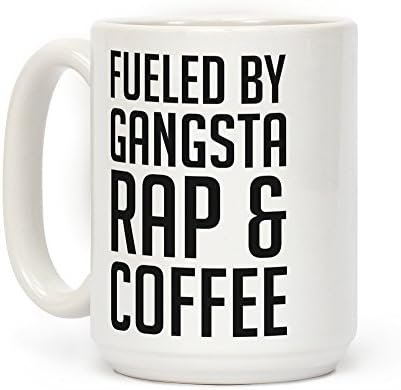 Pedig Nagyon Emberi Táplálja A Gangsta Rap & Kávé Fehér, 15 Deka Kerámia Bögre