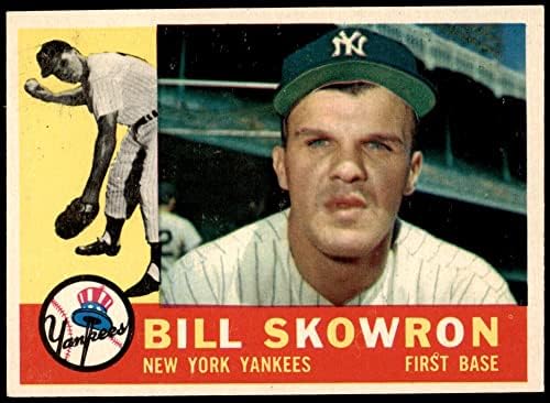 1960 Topps 370 Bill Skowron New York Yankees (Baseball Kártya) NM Yankees