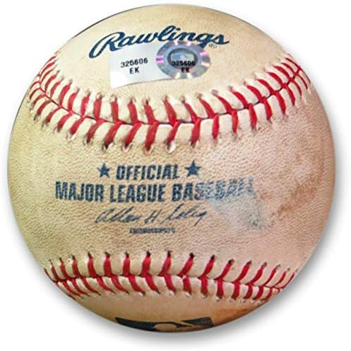 Zack Greinke Játék Használt Baseball 6/27/13 - Pettibone Labdát Dodgers EK325606 - MLB Baseball Játék, Használt