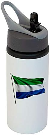ExpressItBest 22oz Sport Üveg - Zászló a Sierra Leone (Leonean) - Sok Lehetőség