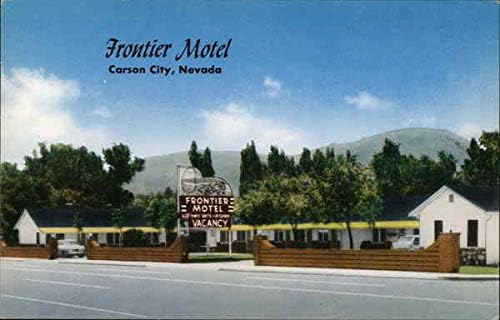 Frontier Motel Carson City, Nevada NV Eredeti Régi Képeslap