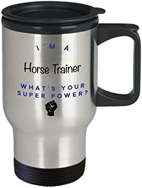 Ló Tréner Utazási Bögre, Egy Ló vagyok Edző, Mi a képessége? Vicces Karrier Bögrék, Ajándék Ötlet Férfiaknak, A Nők