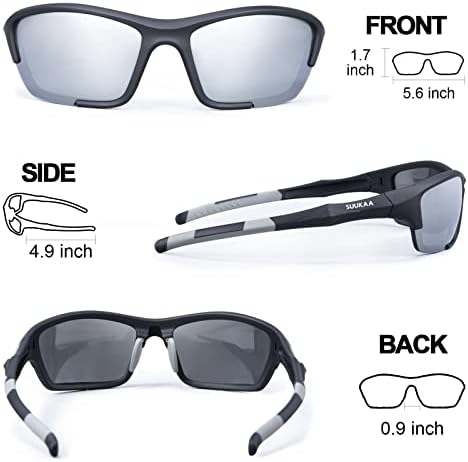 Vanskee Polarizált Sport Napszemüveg, a Férfiak, a Nők Kerékpáros Szemüveg 1or 5 Lencse Ifjúsági Baseball Napszemüveg
