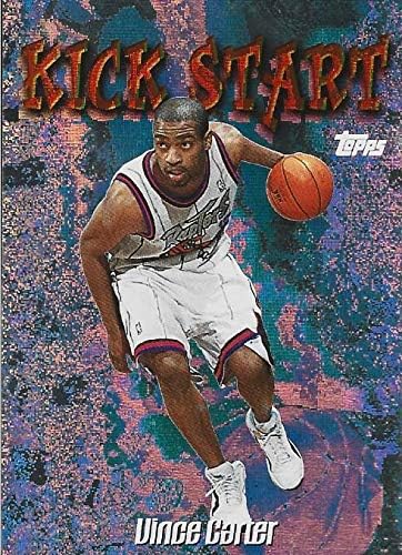 Vince Carter 1999 Topps Kártya - Aláíratlan Kosárlabda Kártyák