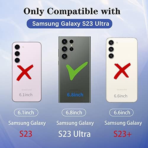 Oqplog Samsung Galaxy S23 Ultra 6.8 Heavy Duty Telefon Esetében a Lányok, Gyerekek, Nők, Fiúk, Aranyos Rajzfilm Nehéz