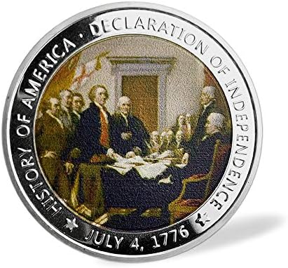 Kihívás Coin Elnök Nap 1776 MINKET Függetlenségi Nyilatkozat Megemlékező Ajándék