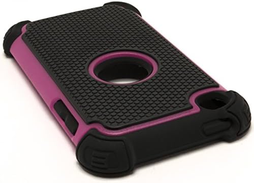 Bastex Hibrid Páncél tok Apple iPod Touch 4, 4. Generáció - Pink+Fekete **magában Foglalja a képernyővédő fólia**