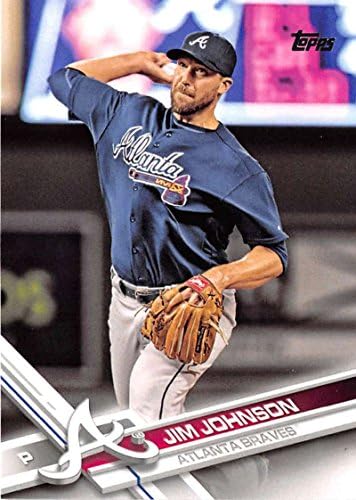 2017 Topps Sorozat 2 374 Jim Johnson Atlanta Braves Baseball Kártya
