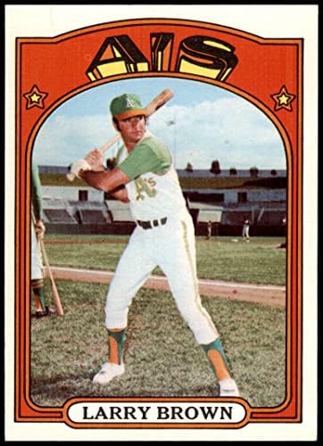 1972 Topps 279 Larry Brown Oakland Athletics (Baseball Kártya) NM/MT Atlétika